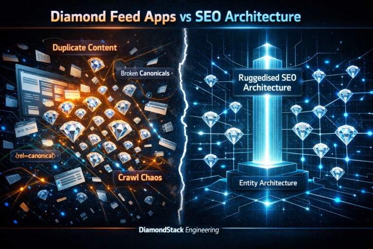 The Hidden SEO Catastrophe in Diamond Feed Apps