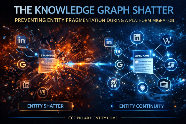 The Knowledge Graph Shatter: Preventing Entity Fragmentation During a Platform Migration
