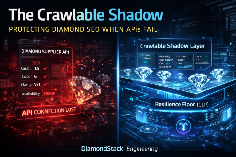 The Crawlable Shadow: Protecting Your Diamond Store’s Organic Traffic When the API Goes Down