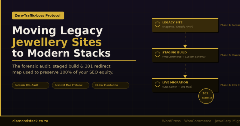 The Zero-Traffic-Loss Migration Protocol: Moving Legacy Jewellery Sites to Modern Stacks