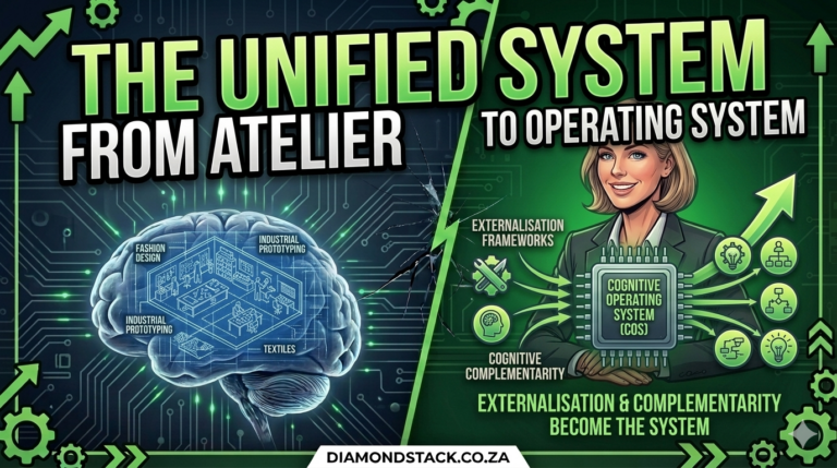 The Unified System — How Externalisation, Frameworks, and Cognitive Complementarity Become the Operating System of Your Atelier