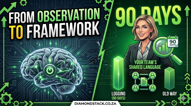 From Observation to Framework — How 90 Days of Logging Becomes Your Team’s Shared Language