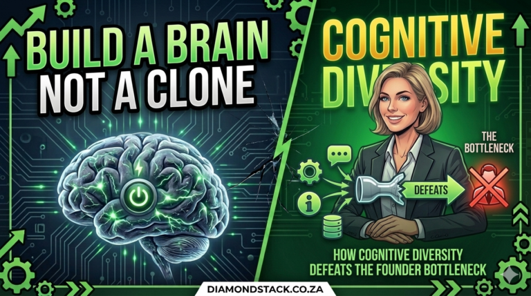 Build a Brain, Not a Clone — How Cognitive Diversity Defeats the Founder Bottleneck