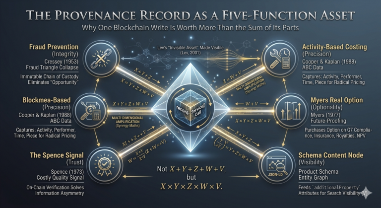 The Provenance Record as a Five-Function Asset: Beyond Digital Theatre