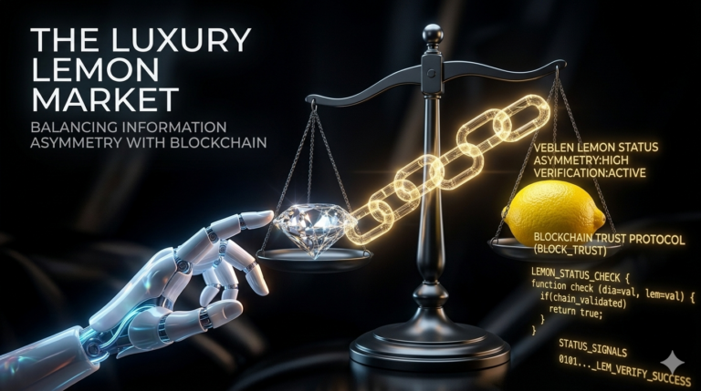Eradicating the Market for Lemons in High-End Jewellery: A Distributed Ledger Approach to Information Symmetry