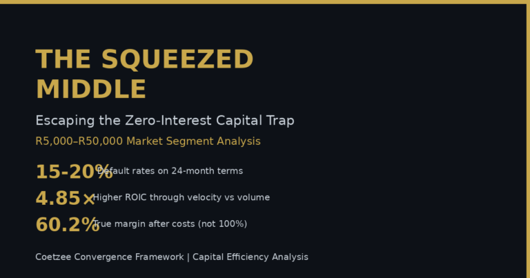 The Squeezed Middle: Escaping the Zero-Interest Capital Trap in South African Jewellery Retail