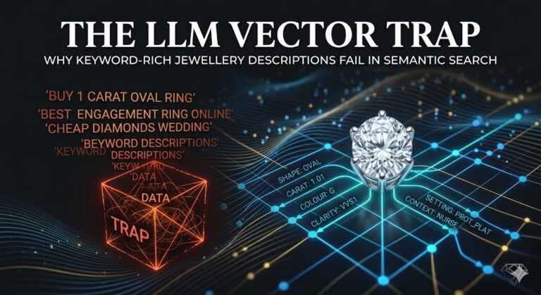 The LLM Vector Trap: Why Keyword-Rich Jewellery Descriptions Fail in Semantic Search