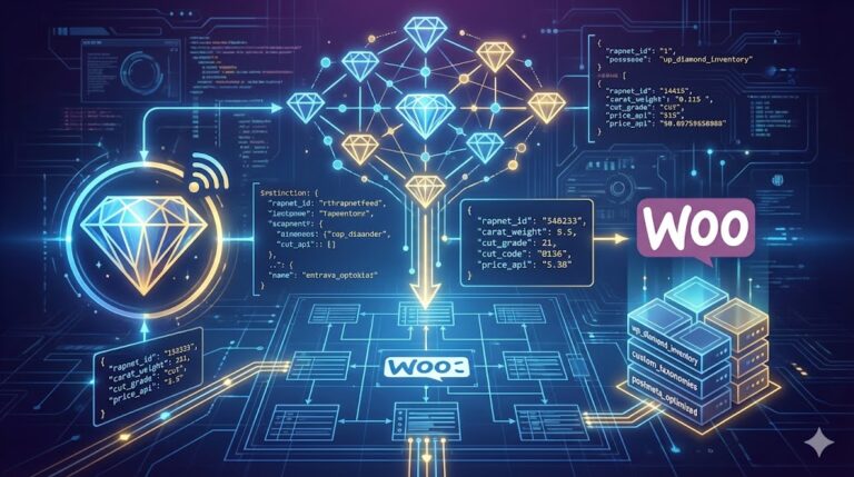 Mapping RapNet Data to WooCommerce: A Developer’s Guide to Handling Complex Diamond Attributes
