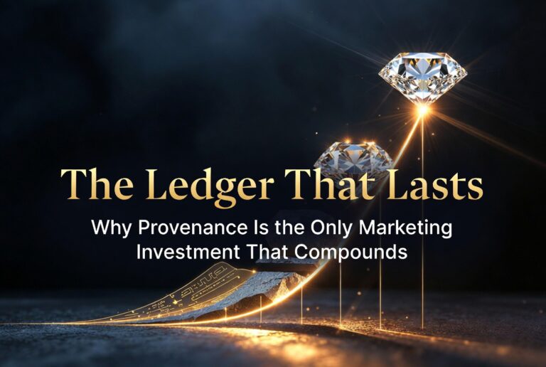 The Ledger That Lasts: Why Provenance Is the Only Marketing Investment That Compounds