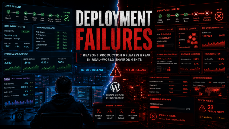 Deployment Failures: 7 Reasons Production Releases Break in Real-World Environments