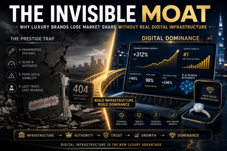 The Invisible Moat: Why Luxury Brands Lose Market Share Without Real Digital Infrastructure