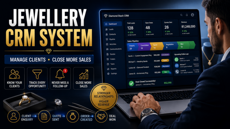 Jewellery CRM Systems Explained: How to Manage High-Value Clients and Increase Sales
