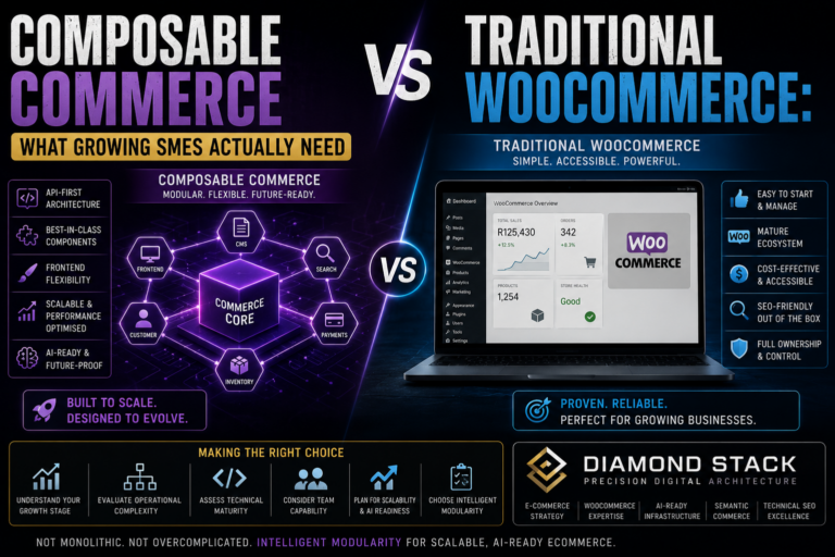 Composable Commerce vs Traditional WooCommerce: What Growing SMEs Actually Need