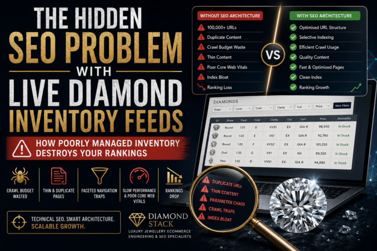 The Hidden SEO Problem With Live Diamond Inventory Feeds