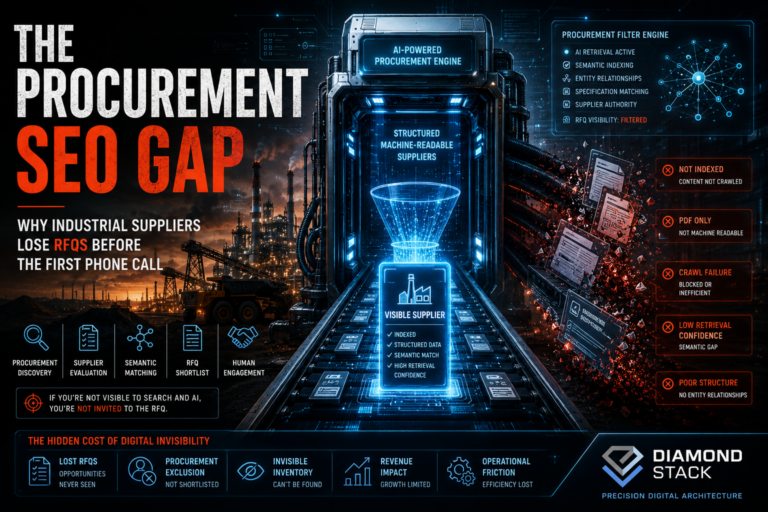 The Procurement SEO Gap: Why Industrial Suppliers Lose RFQs Before the First Phone Call