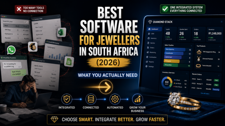 Best Software for Jewellers i. South Africa (2026): What You Actually Need and How to Integrate It