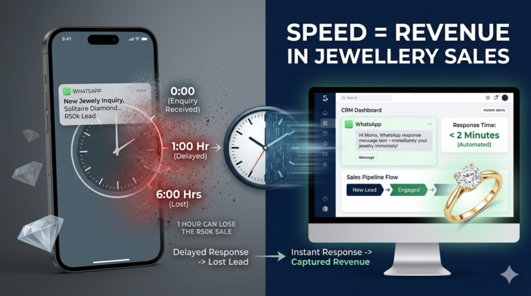 How Response Time Affects Jewellery Sales Conversion (And Why 1 Hour Can Lose a R50k Lead)
