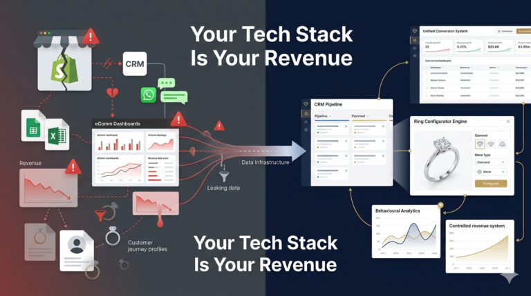 The Real Cost of Building Jewellery eCommerce Wrong: Why Most Tech Stacks Fail to Scale Revenue