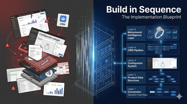 The Jewellery eCommerce Implementation Blueprint: How to Build a Conversion System From Scratch (Step-by-Step Architecture Guide)